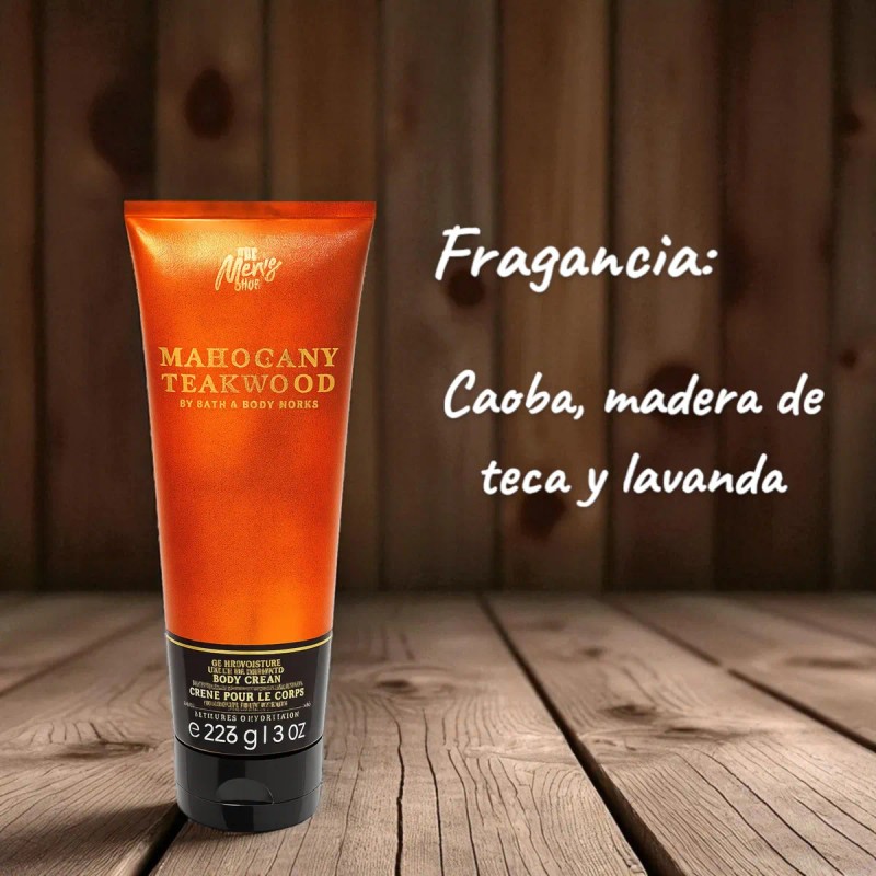 Body Cream Bath And Body Works Mahogany Teakwood Para Hombre