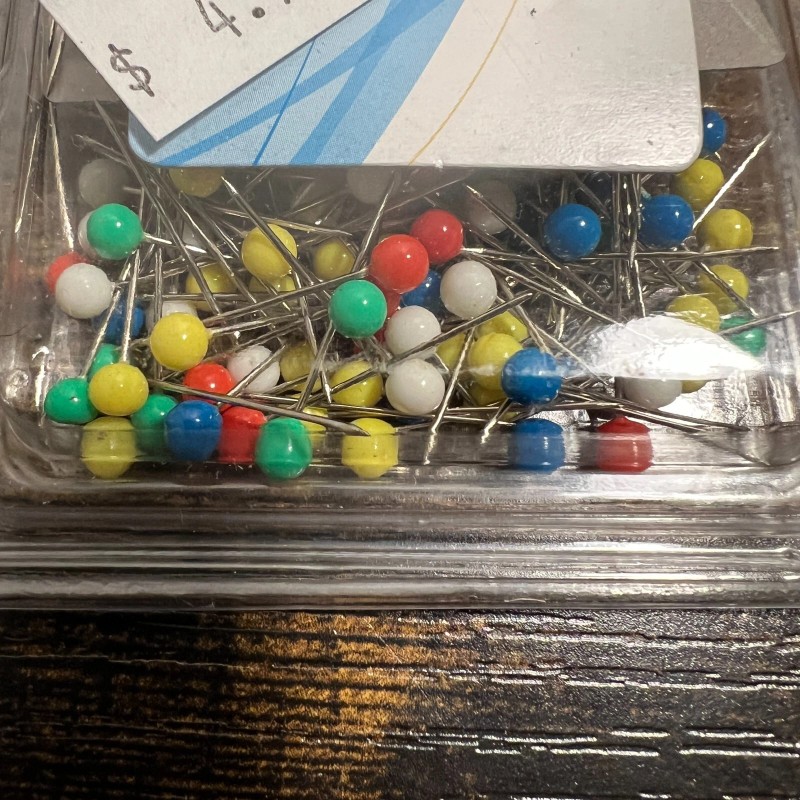 Office Max 2 Office Max MAP PINS 100/box NEW round