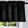 DONREN 15 Inch Blackout Valances - 2 Panels, 42 Inch