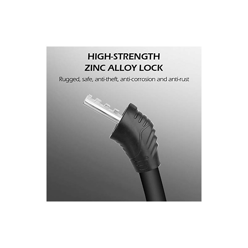 ACCECLE Bicycle Lock Cable Anti-Theft Password Resettable Road Bike Lock