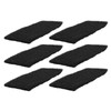 6PCS Ceiling Fan Filter Self Adhesive Activated Carbon Cotton Elliptical