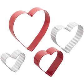 Wilton 2308-1203 Nesting Metal Cookie Cutter Set, Multi-Colour, Pack of 4