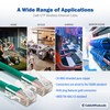 CableWholesale 14 Foot Cat6 Green Ethernet Patch Cable, Bootless, 24AWG