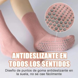 16par Calcetines Yoga Calcetas Antiderrapantes Pilates Mujer