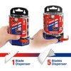 WORKPRO Utility Knife Blades, 100-Pack Utility Blades Replacement with Dispenser,