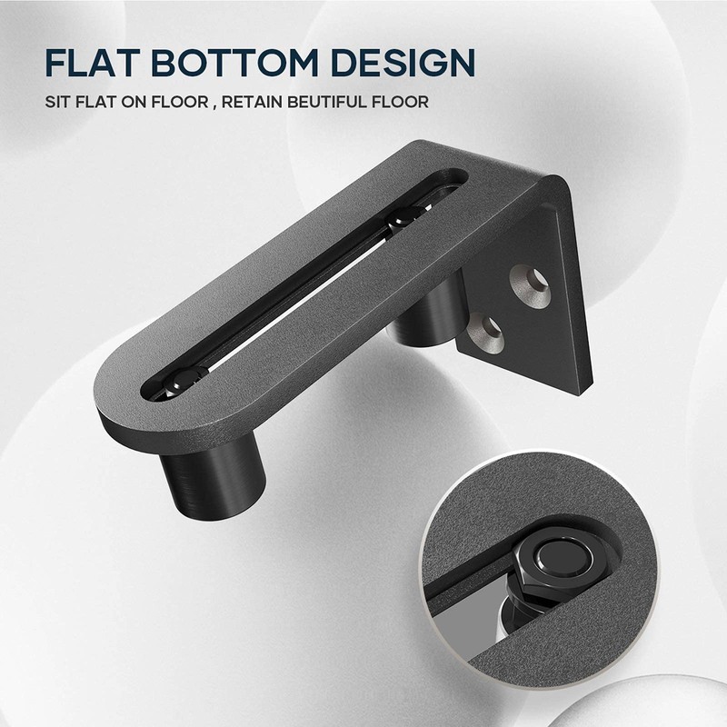 EaseLife Sliding Barn Door Bottom Floor Guide,Ball Bearings Adjustable Stay