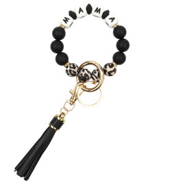 AOKSUNOVA Key Ring Car Women Key Chain Bracelet Car Key Ring with Beads Tassel Gifts for Women AOKSUNOVA, De-ys-067