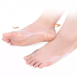 신축성 좋은 실리콘 재질 발가락 분리 밴드 Flexible Silicon Toe Separators Bands [White]
