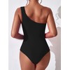 BEILON one Piece Swimsuit (as1, Alpha, s, Regular, Regular, Black)