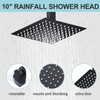 RTOBWEYE 10 Inch Shower Faucet Set, Ceiling Mounted Rainfall Shower