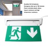 Exit Sign LED Battery Powered Emergency Safety Facilities Acrylic ABS