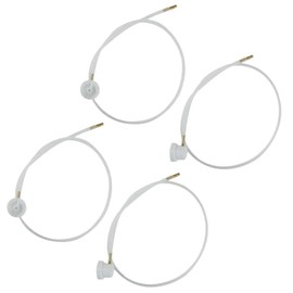Calsgkspray 4Pcs White 2XAerosol Nozzle,360 Degrees Extension Hose for Male Stem Spray Cans Fluid Auto Car Nozzle Film 4.5mm Extension H3C9 Body Repair Paint Spray Guns Accessories(19.69in)
