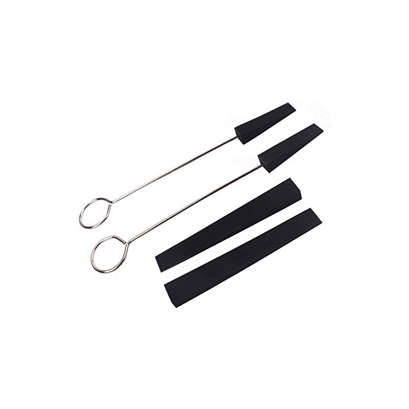 Jiayouy 8Pcs Piano Tuning Mute Kit Triangular Rubber Mutes for