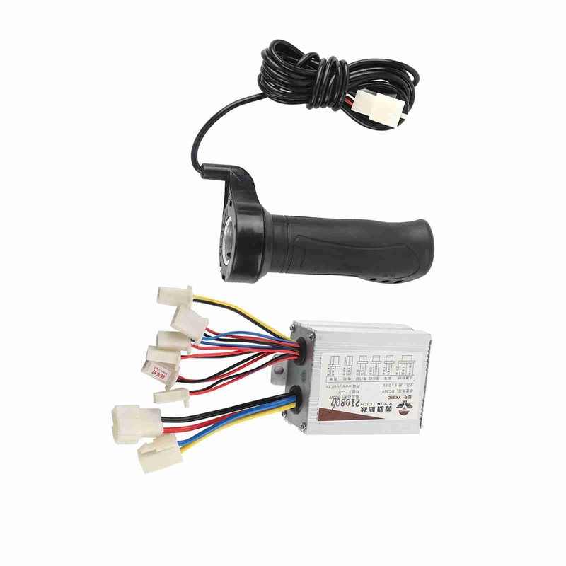 500W Motor Brushed Speed Controller &amp; Throttle Grip for Electric