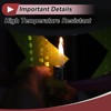 HEROFFIX 1 Pcs Safety Warning Reflective Tape Increased Visibility Reflective