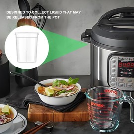 Condensation Collector Replacement for Instant Pot DUO, Duo Plus, ULTRA, LUX, 5, 6, 8 Quart All Series Ultra 60, DUO60, DUO89 and LUX80 (2 Pcs)