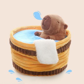 champracer Capybara Cuddly Toy, Capybara Plush Toy in the Bath, Cute Capybara Plushies, Stuffed Toy, Capybara Gift for Children, Boys, Girls