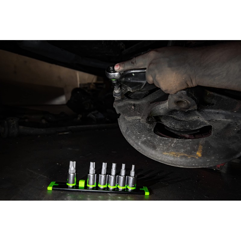 GRIPEDGE HEX Bit Socket Set | 7-PC - 3/8'' Drive
