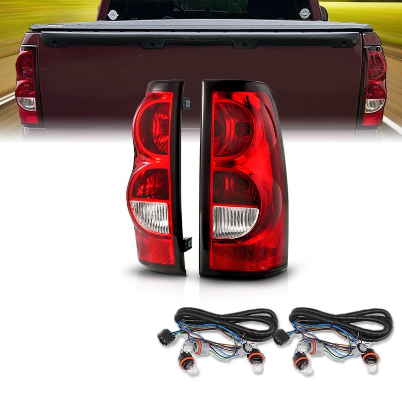 AmeriLite for 2003-2006 Chevy Silverado OE Style Ruby Red Replacement