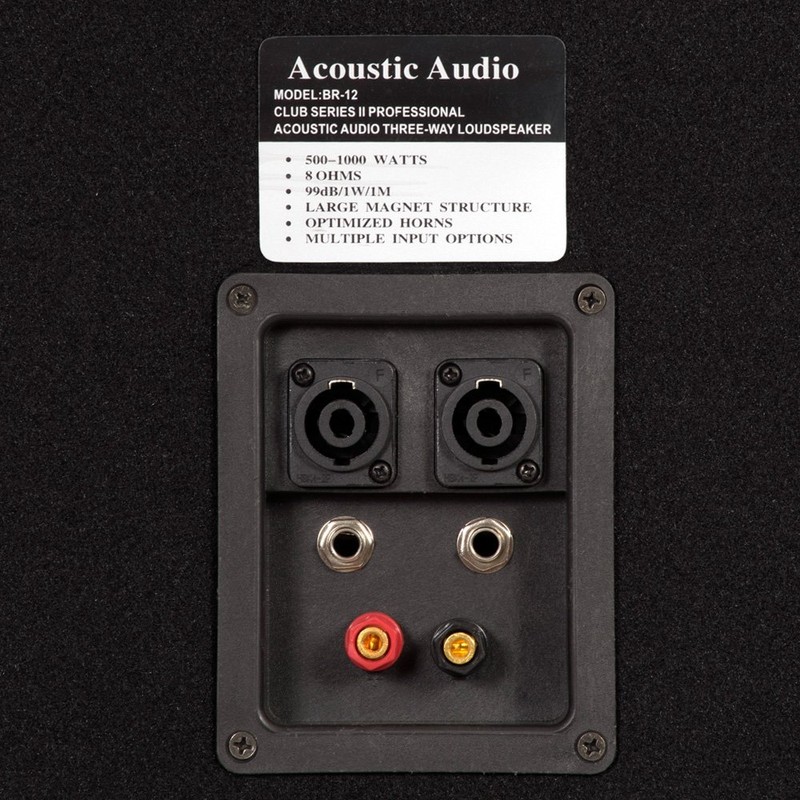 Acoustic Audio BR12 Professional DJ 12" 1000 Watt PA Monitor