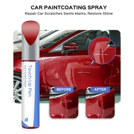 PARTS4EV 41V Soul Red Metallic Tricoat Touch Up Paint Compatible with Mazda Exact Match Chips and Nicks Touch Up