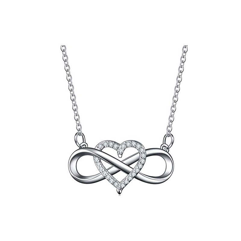 Jude Jewelers - Collar chapado en plata con colgante de