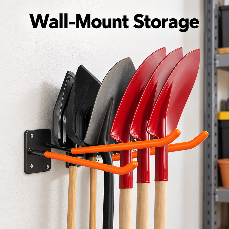 1Pc Garage Storage Hook for Gardening Tools,Wall Hook,Garage Organization and