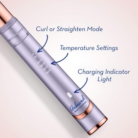 Unbound Cordless Titanium Multi-Styler From Conair - The First High Performance Cordless, Rechargeable 2-in-1 Styler for Curls or Straight Styles Anytime, Anywhere