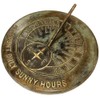 Rome Industries 2120 Solid Brass Count Sunny Hours Sundial
