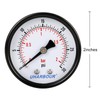 Uharbour Manómetro De Presión De Agua Para Gas Y Agua