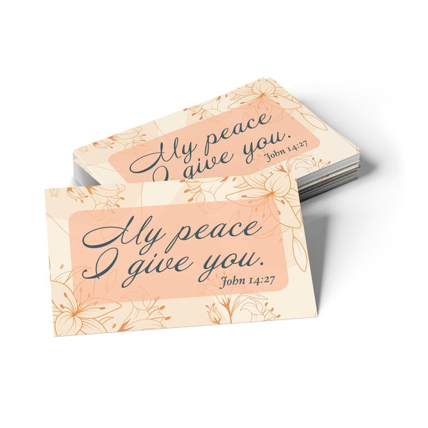 Pass It On Scripture Cards, Encouragement, Jn 14:27 - Pack