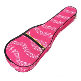 Nicear Ukulele Backpack 21 Inch Waterproof Uke Gig Bag Musical Instrument Carry Bag with Outer Front Pocket with Zipper for Adults and Beginners (Pink)