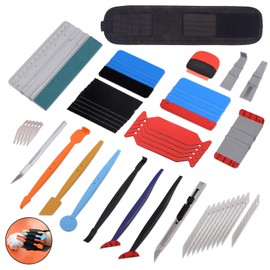 Car film set, car wrapping film tool, vinyl wrap tool