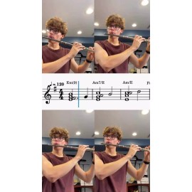 Eastar EFL-1 CONCERT FLUTE | BLUE SCHOOL BAND WITH STAND HARD CASE & ACCESSORIES