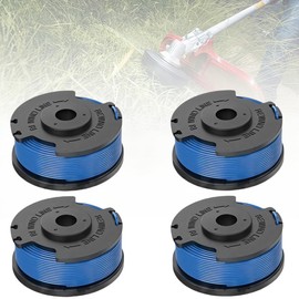 EzSyooAM Strimmer Spool Compatible with Ryobi, 4Pcs Strimmer Wire Replacement for Ryobi 18V 24V 40V Strimmer, Autofeed Strimmer Line Compatible with Ryobi ONE+ AC14RL3A, OLT1832, RAC124