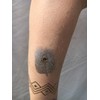 10 Sheets Temporary Feather Tattoos Bracelet Tattoos Gold and Silver