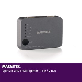 Marmitek Split 312 UHD HDMI Split 312 UHD, HDMI, 480p,576p,720p,1080i,1080p,2160p, 36 bit, 300 MHz, 110-240, 50/60