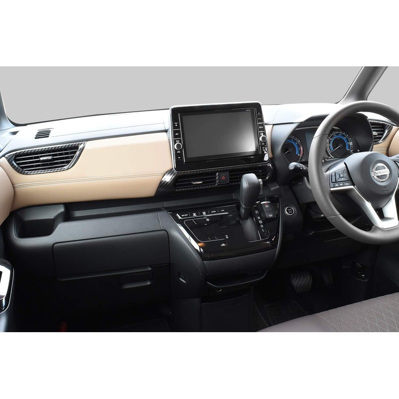 SecondStage SHN0189BLK Nissan Roox 40 Series Duct Panel, Piano Black