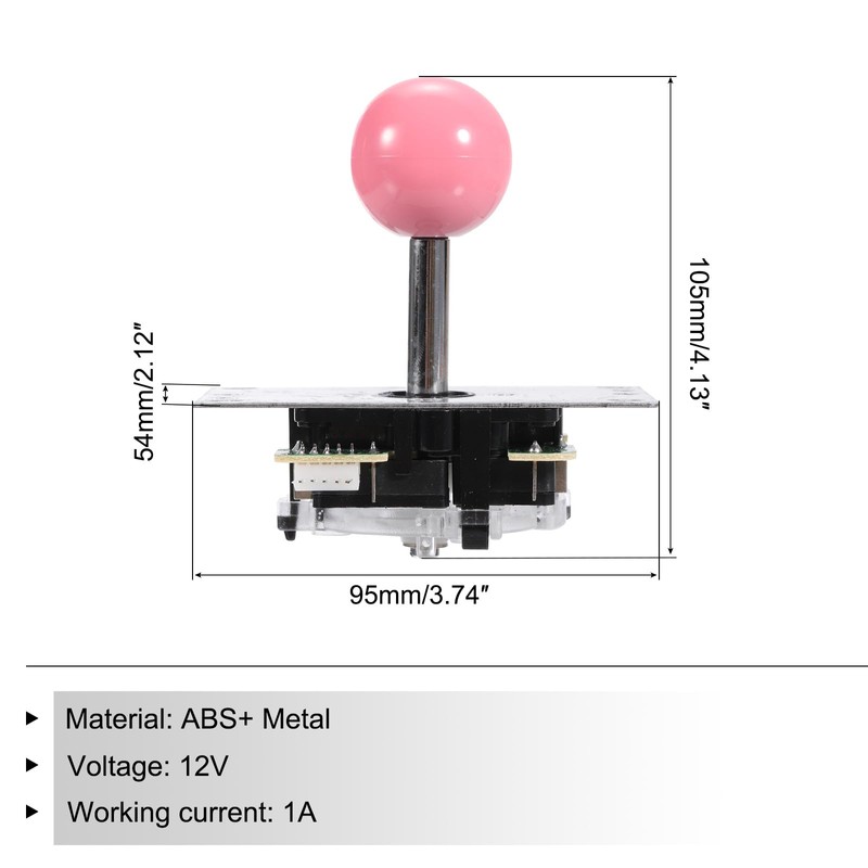 sourcing map PC Joystick DIY Kit Arcade Game Joystick DIY