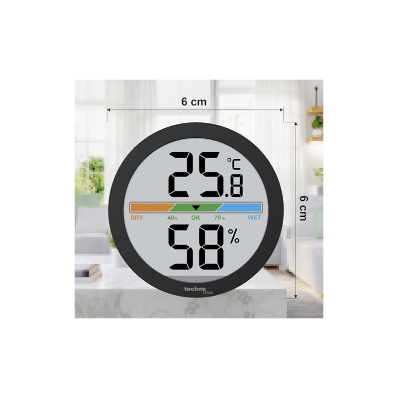 techno line WS 9418 Thermo-Hygrometer Digital Temperature and Humidity Meter