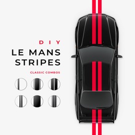 VViViD Vinyl Tape Pinstripe Red Fluorescent Neon Gloss Adhesive Automotive Film (1" x 20ft)