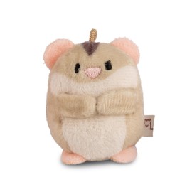 NICI My Mochi Cuddly Toy Hamster Hamps Light Brown 5 cm Beige - Soft Plush Toy - Cute Plush Toy for Cuddling and Playing, for Children and Adults, Great Gift Idea