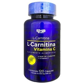 5H8 Nutrition L-Carnitina + Vitamina C | 120 Cápsulas | Suplemento Alimenticio con Fórmula Termogénica
