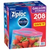 Ziploc Gallon Storage Bags with New Stay Open Design {208