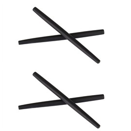 NicelyFit 2 Pairs Black Replacement Temple Ear Socks for Oakley Glass Frames Transistor Capacitor Spoke Lizard OX3024 OX3085 OX3144 OX5055 OX5113 OX5120 OX3133 etc