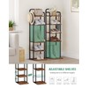 Hzuaneri 6 Tiers Vertical Shoe Rack, Narrow Shoe Tower, Tall