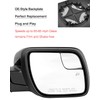 Algrix Passenger Side Mirror Glass Replacement for Ford Explorer 2011
