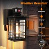 Motion Sensor Dusk Dawn Outdoor Wall Light Fixture with GFCI