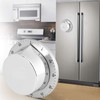 Stainless Steel Kitchen Timer, Manual Mechanical Kitchen Timer with Magnetic