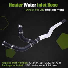 ATUOTPO Heater Water Inlet Hose JL1Z18472B, JL1Z-18472-B HVAC Fit for Lincoln Navigator Fit for Ford Expedition 3.5L V6 2018-2021 Heater Hose